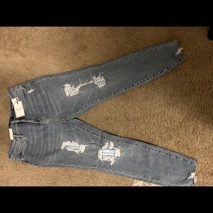Judy Blue jeans gingham patches